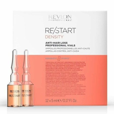 Anti-Hair Loss Ampoulles Revlon Restart Density (12 x 5 ml) by Revlon, Hair Loss Products - Ref: S0593874, Price: €20.43, Dis...