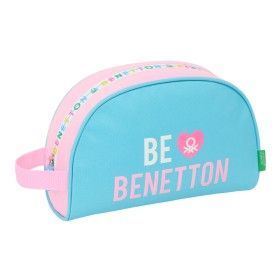 Travel Vanity Case Benetton Unique Pink Turquoise 28 x 18 x 10 cm by Benetton, Cosmetic Cases - Ref: S4312113, Price: €15.09,...
