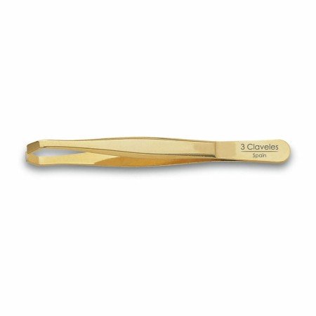 Pinzas para Depilar 3 Claveles Dorado Cangrejo de 3 Claveles, Pinzas - Ref: S7926800, Precio: €7.38, Descuento: %