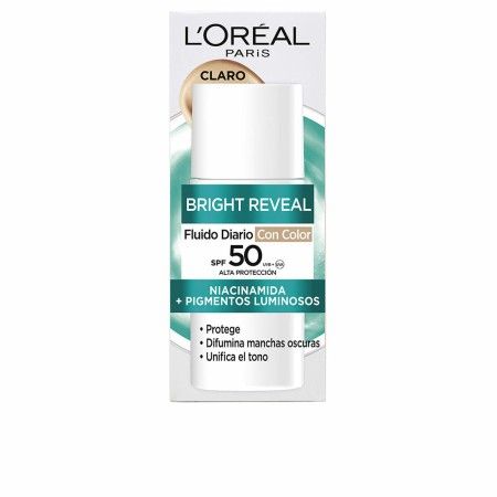 Crema Viso L'Oreal Make Up BRIGHT REVEAL NIACINAMIDA Spf 50 50 ml di L'Oreal Make Up, Idratanti - Rif: S05130003, Prezzo: €17...