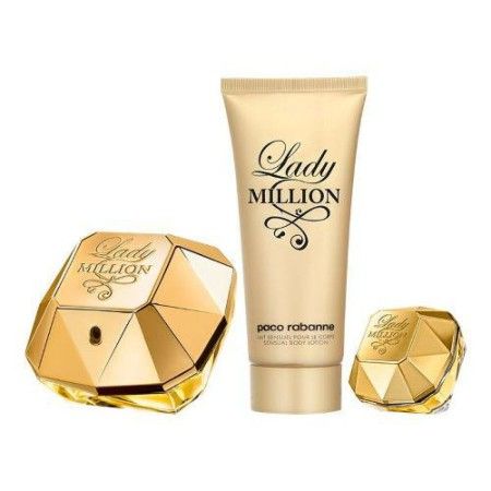 Set de Parfum Femme Paco Rabanne Lady Million EDP 3 Pièces de Paco Rabanne, Sets - Réf : M0123637, Prix : 109,35 €, Remise : %
