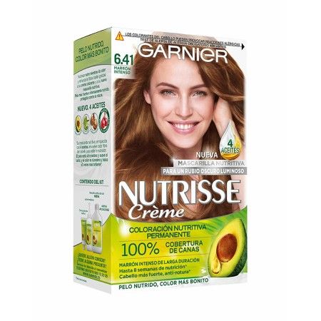 Coloration Permanente en Crème Garnier Nutrisse (3 Unités) de Garnier, Coloration permanente - Réf : S05101803, Prix : 8,46 €...