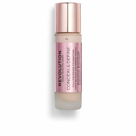 Base per Trucco Fluida Revolution Make Up Conceal & Define F4 (23 ml) di Revolution Make Up, Fondotinta - Rif: S05103348, Pre...