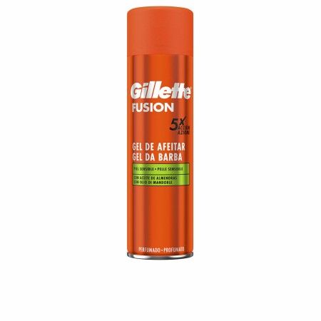 Gel de Afeitar Gillette Fusion Piel Sensible 200 ml de Gillette, Geles - Ref: S05112539, Precio: 6,84 €, Descuento: %