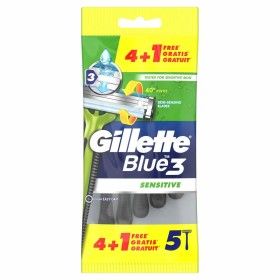 Rasierklingen Gillette Blue Sensitive 5 Stück von Gillette, Herren - Ref: S05112554, Preis: 5,36 €, Rabatt: %