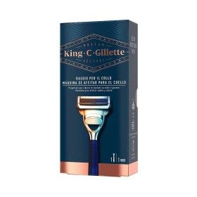 Maquinilla de Afeitar King C Gillette Neck Razor Azul de Gillette, Hombre - Ref: S0585400, Precio: 17,50 €, Descuento: %