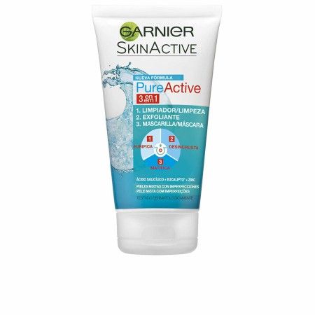 Gel nettoyant visage Garnier Pure Active 150 ml de Garnier, Nettoyants pour le visage - Réf : S0590235, Prix : 7,94 €, Remise...
