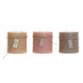 Candle DKD Home Decor (3 pcs) (12 x 12 x 12 cm) by DKD Home Decor, Sails - Ref: S3027558, Price: 27,99 €, Discount: %