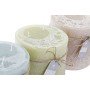 Bougie DKD Home Decor Vanille Cire Basique (12 x 12 x 12 cm) (3 Unités) de DKD Home Decor, Voiles libres - Réf : S3038590, Pr...