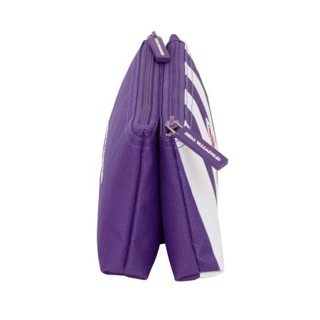 Neceser de Viaje Real Valladolid C.F. Blanco Morado Deportivo 22 x 10 x 8 cm de Real Valladolid C.F., Neceseres de viaje - Re...