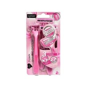 Maquinillas de Afeitar Desechables Sence Rosa (3 Unidades) de Sence, Maquinillas de afeitar para mujeres - Ref: S7926552, Pre...