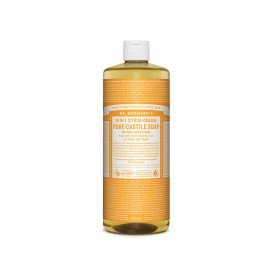 Sapone Liquido Dr Bronner's 18 in 1 Citrus Orange 945 ml di Dr Bronner's, Bagnoschiuma, docciaschiuma e gel doccia - Rif: M01...