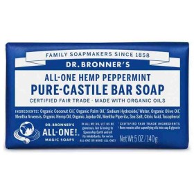 Sabonete de Mãos Dr Bronner's All One Hemp Peppermint 140 g de Dr Bronner's, Barra de sabao e sabonete líquido para maos - Re...