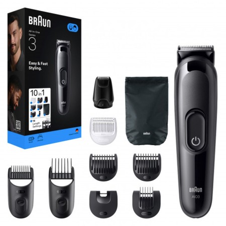 Cortapelos Braun S3 ALL IN AIO3560 de Braun, Cortapelos y barberos - Ref: S0462152, Precio: €45.21, Descuento: %