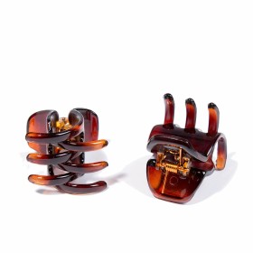 Hair clips Inca 2 Units Brown by Inca, Claws - Ref: S05113600, Price: €5.36, Discount: %