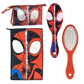 Toilet Bag with Accessories Spidey Red 23 x 15 x 8 cm by Spidey, Cosmetic Cases - Ref: S0743257, Price: €7.38, Discount: %