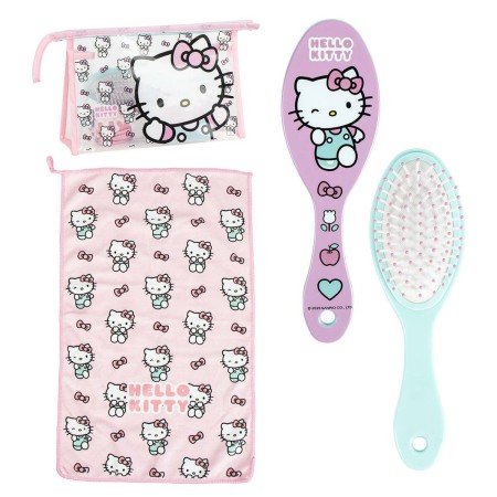 Nécessaire Com Acessórios Hello Kitty Cor de Rosa 23 x 15 x 8 cm de Hello Kitty, Estojo de viagem - Ref: S0743260, Preço: €7....