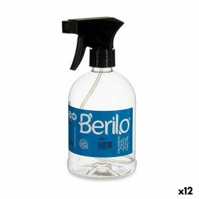 Garrafa Pulverizadora Berilo SE1205-ROCIADOR Preto Transparente Plástico 500 ml (12 Unidades) de Berilo, Frascos de spray - R...