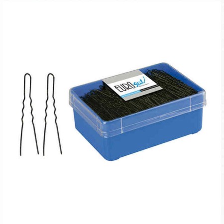 Horquillas de moño Eurostil (400 uds) de Eurostil, Clips de pelo - Ref: S4245420, Precio: €16.85, Descuento: %