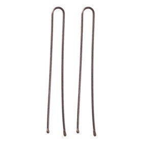 Ganchos para o Cabelo Eurostil 200 Horquillas 50 mm Bronze (200 pcs) de Eurostil, Ganchos de cabelo - Ref: S4256698, Preço: €...
