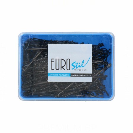 Ganchos para o Cabelo Eurostil Clips Negro (300 pcs) de Eurostil, Ganchos de cabelo - Ref: S4258587, Preço: €9.50, Desconto: %