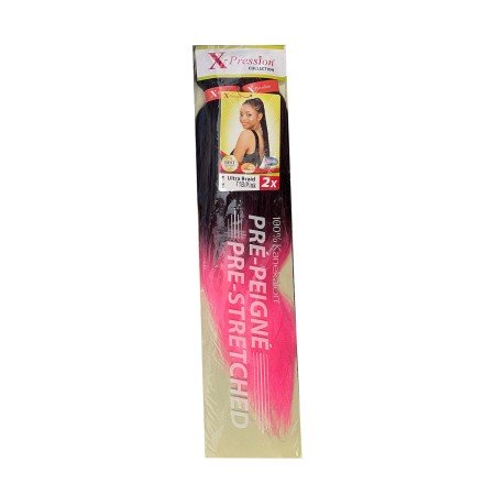 Extensiones para el Pelo X-Pression Pre-Peigne T1b/As-Pink 2 Unidades de X-Pression, Extensiones de cabello - Ref: S4262167, ...