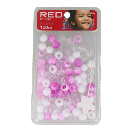Perles Red Kiss Kiss Xl Blanc Rose 100 Pièces de Red Kiss, Piques et épingles à cheveux - Réf : S4262809, Prix : €4.83, Remis...