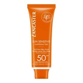 Facial Sun Cream Lancaster Sun Sensitive Milky Fluid SPF50 (50 ml) by Lancaster, Sun filters - Ref: S4505040, Price: €30.86, ...