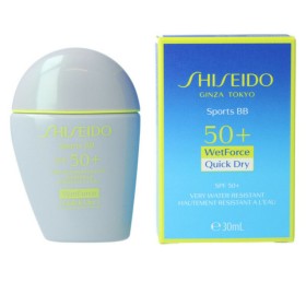 Crema Hidratante con Color Sports BB Shiseido SPf 50+ Very Dark (30 ml) de Shiseido, BB creams - Ref: S4507638, Precio: €29.8...