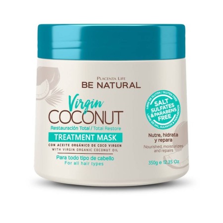 Mascarilla Capilar Reparadora Be Natural Virgin Coconut 350 ml de Be Natural, Mascarillas - Ref: S4514801, Precio: €8.52, Des...