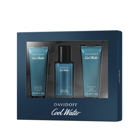 Conjunto de Perfume Homem Davidoff EDT Cool Water 3 Peças de Davidoff, Conjuntos - Ref: S8316599, Preço: €30.80, Desconto: %