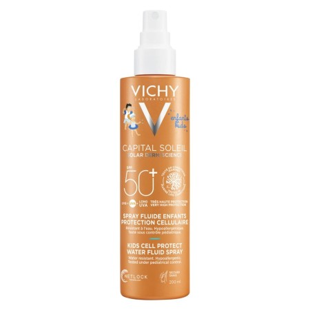 Kinder-Sonnenschutzspray Vichy Capital Soleil Spf 50+ 200 ml von Vichy, Sonnenschutzmittel - Ref: S8319918, Preis: €25.19, Ra...