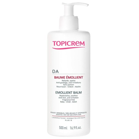 Baume Soulage les Démangeaisons et l'Irritation Topicrem DA 500 ml de Topicrem, Hydratants - Réf : S8320151, Prix : €17.54, R...
