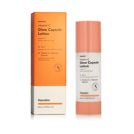 Emulsão Facial Hidratante Hanskin Vitamin C Glow 80 ml de Hanskin, Tónicos e adstringentes faciais - Ref: S8320376, Preço: €3...