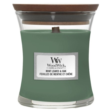Candela Profumata Woodwick Mint Leaves & Oak 275 g di Woodwick, Vele - Rif: S8321777, Prezzo: €19.88, Sconto: %