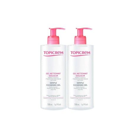 Gel nettoyant Topicrem Dúo 2 x 500 ml 2 Unités de Topicrem, Hydratants - Réf : M0122196, Prix : 20,59 €, Remise : %