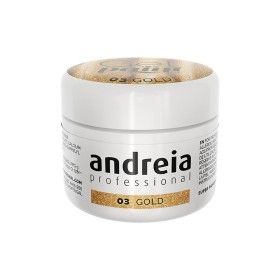 Verniz de unhas em gel Andreia Gel Paint Dourado 4 ml de Andreia, Vernizes em gel - Ref: S4259441, Preço: 12,53 €, Desconto: %