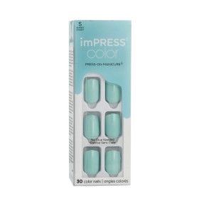 Unghie Finte Kiss imPRESS color Nº 008 Mint to Be (30 Unità) di Kiss, Unghie finte e accessori - Rif: S8316908, Prezzo: €12.2...