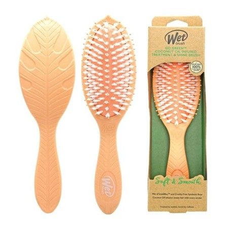 Knotenlösende Haarbürste The Wet Brush Go Green Orange Weichspüler von The Wet Brush, Bürsten - Ref: M0121163, Preis: 9,83 €,...