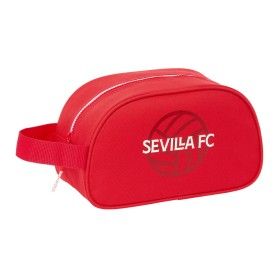 Necessaire da Viaggio Sevilla Fútbol Club Rosso Sportivo 26 x 15 x 12 cm di Sevilla Fútbol Club, Beauty Case da viaggio - Rif...