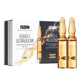 Sérum antioxydant Isdin Isdinceutics Melatonin + Ultraglican 20 x 2 ml Ampoules de Isdin, sérum pour le visage - Réf : M01208...