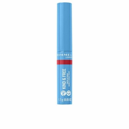 Bálsamo Labial com Cor Rimmel London Kind & Free Nº 005-turbo red (1,7 g) de Rimmel London, Bálsamos - Ref: S05110873, Preço:...