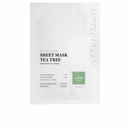 Facial Mask Village 11 Factory Active Clean Tea Tree 23 g by Village 11 Factory, Face masks - Ref: S05117079, Price: €6.03, D...