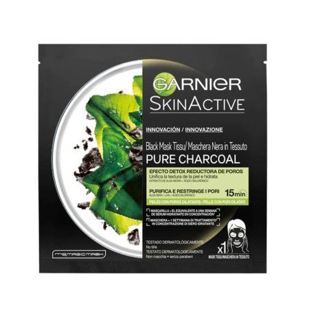 Maschera Viso PURE CHARCOAL black detox Garnier di Garnier, Mascherine per il viso - Rif: S0572884, Prezzo: 4,36 €, Sconto: %