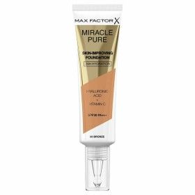 Base de Maquilhagem Fluida Max Factor Miracle Pure Spf 30 Nº 80-bronze 30 ml de Max Factor, Bases - Ref: S0598762, Preço: 6,8...