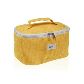 Neceser de Viaje Versa Amarillo 12 x 12 x 20 cm de Versa, Neceseres de viaje - Ref: S3412735, Precio: 5,55 €, Descuento: %