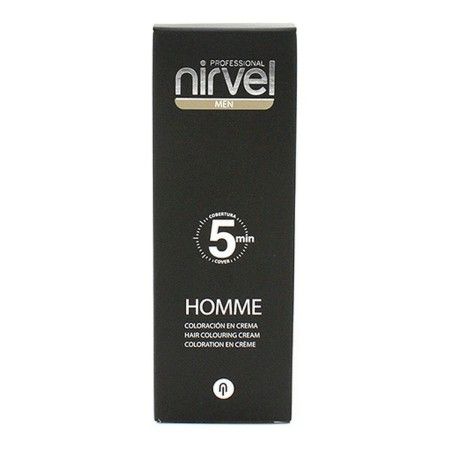 Tinta Sem Amoníaco Men 5 Minutes Nirvel Men 5 Castanho (30 ml) de Nirvel, Coloração permanente - Ref: S4253548, Preço: 6,75 €...