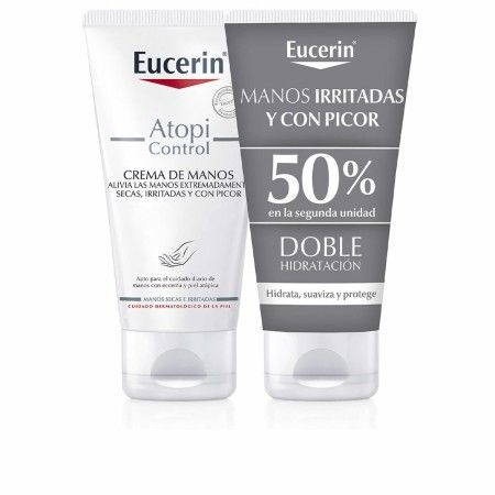 Creme de Mãos Eucerin AtopiControl 2 Unidades de Eucerin, Cremes para mãos e unhas - Ref: S05101433, Preço: 12,80 €, Desconto: %
