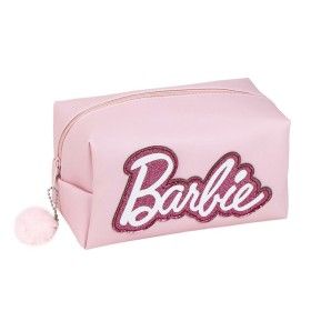 Reise-Toilettentasche Barbie Hellrosa 100 % Polyurethan 23 x 13 x 9 cm von Barbie, Kosmetikkoffer - Ref: S0741079, Preis: 8,8...