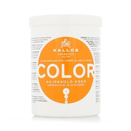 Maschera per Capelli Kallos Cosmetics Color 1 L di Kallos Cosmetics, Balsami ad azione profonda e trattamenti - Rif: S8316922...